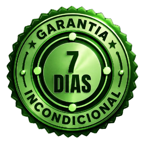Selo de garantia incondicional de 7 dias