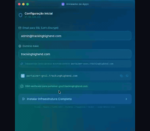 Connect THE — do formulário ao Infraestrutura ONLINE em menos de 30 minutos
